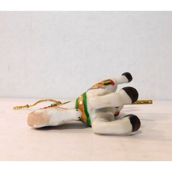 Willitts Designs Galloping Carousel Horse Christmas Ornament Head Down 5305 Tin - Picture 9 of 10